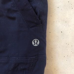 Lulu navy blue studio pants